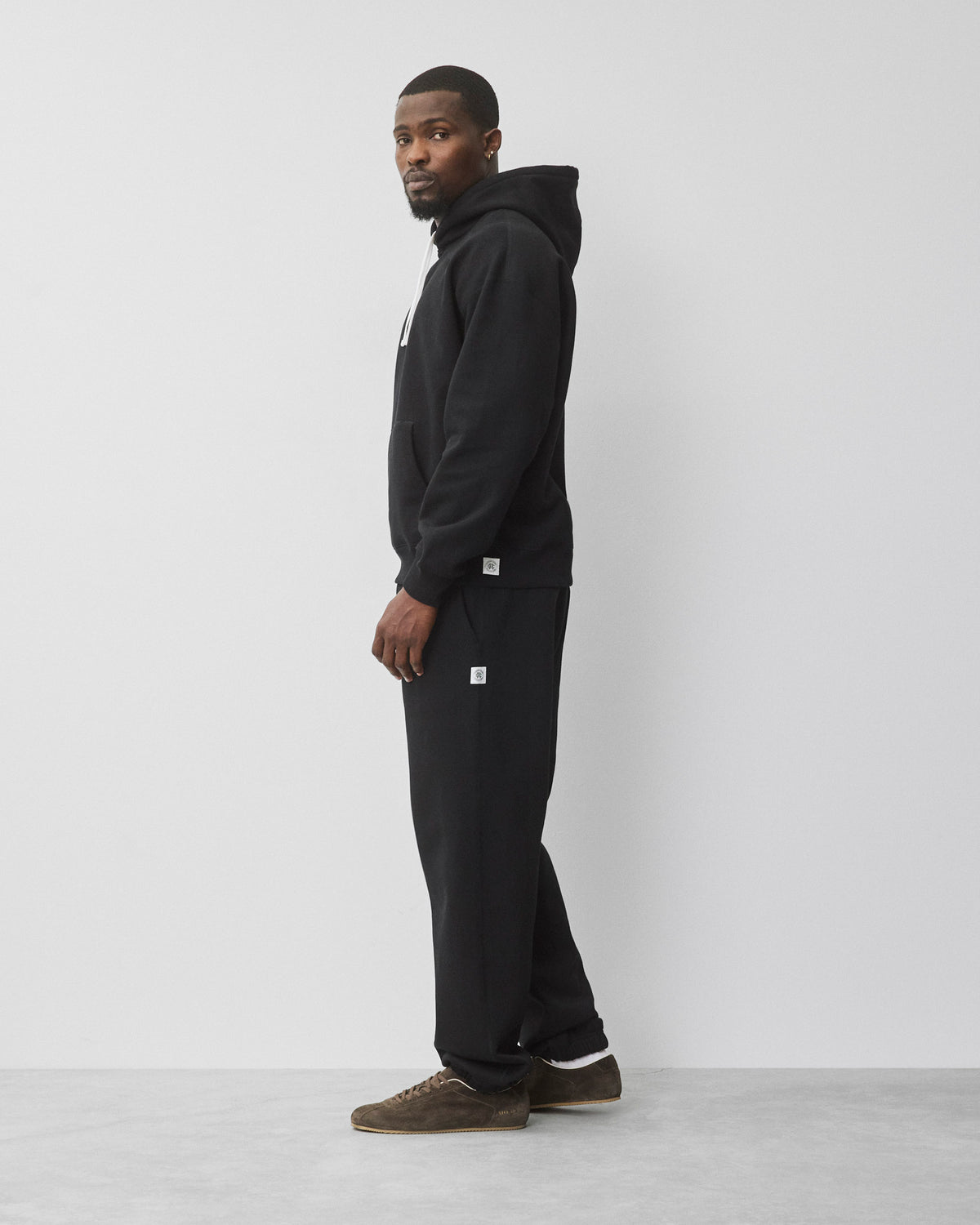 Brushed Fleece Relaxed Hoodie