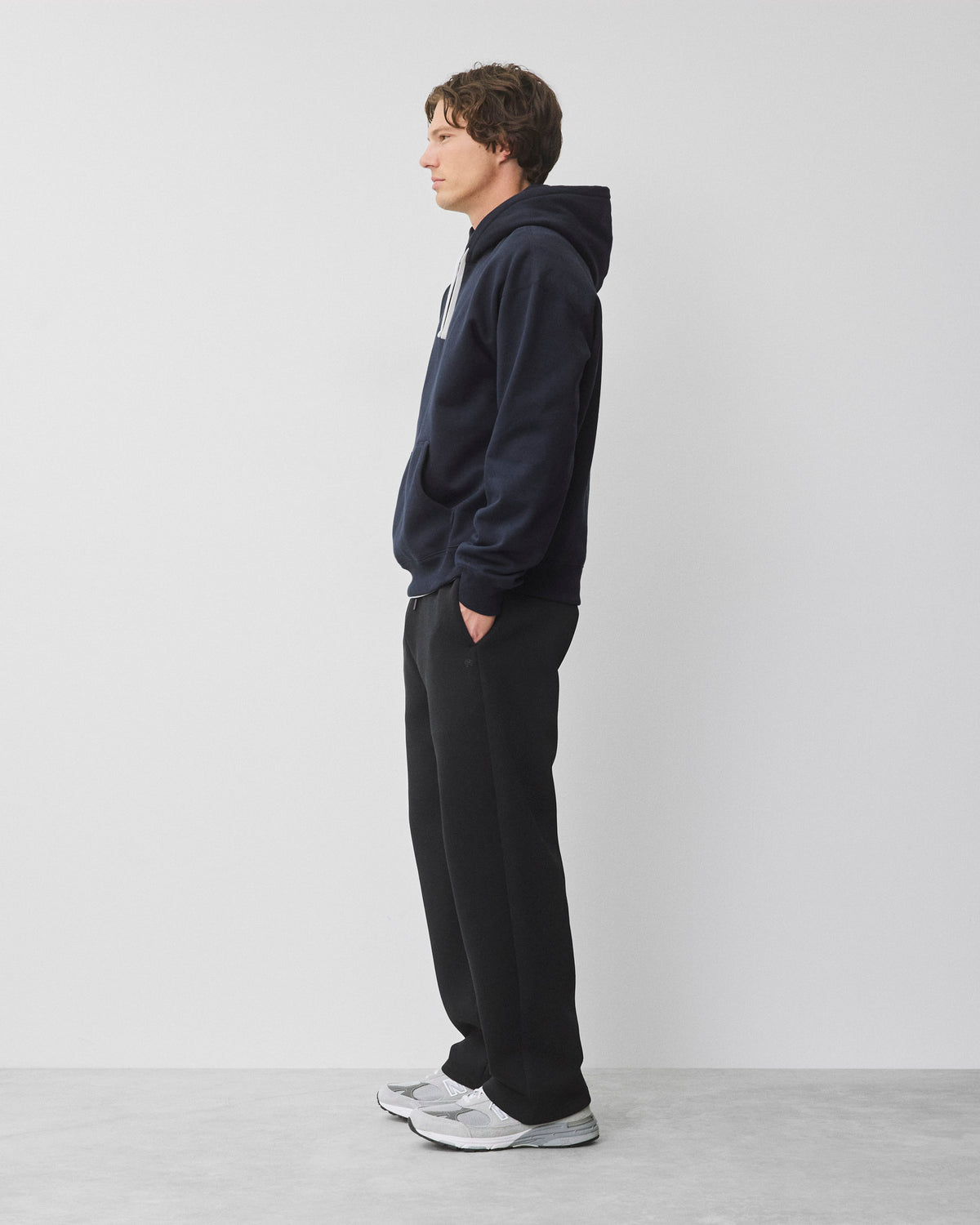 Brushed Fleece Relaxed Hoodie