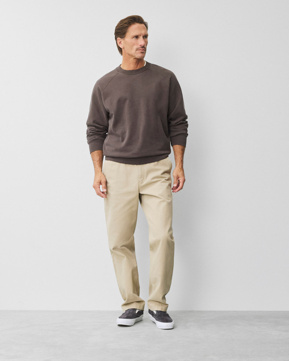 Midweight Terry Fadeaway Standard Crewneck