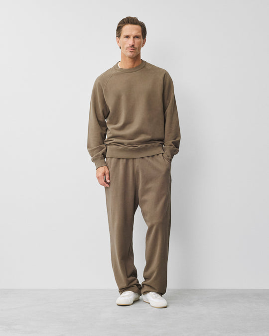 Midweight Terry Fadeaway Standard Crewneck
