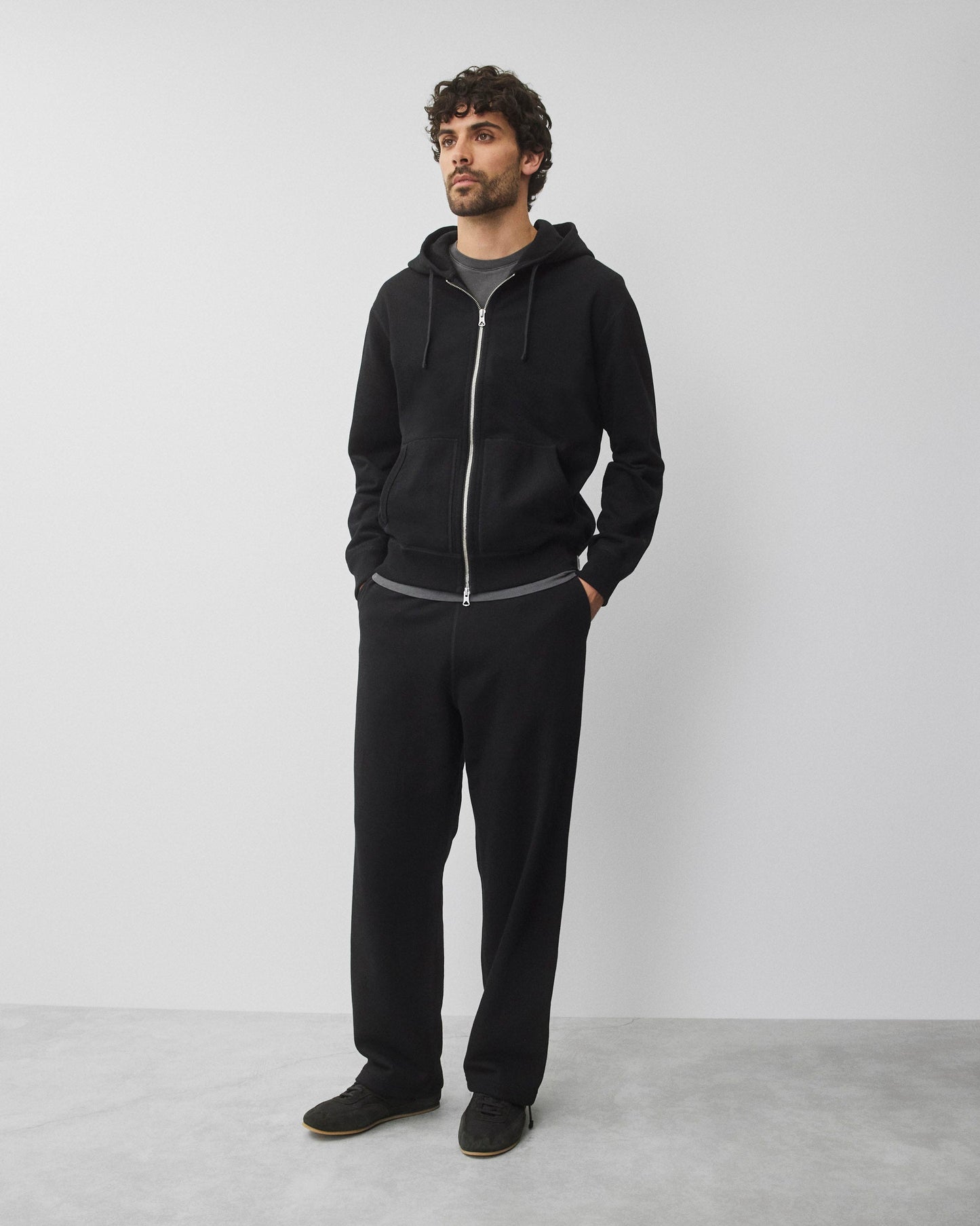Midweight Terry Standard Zip Hoodie