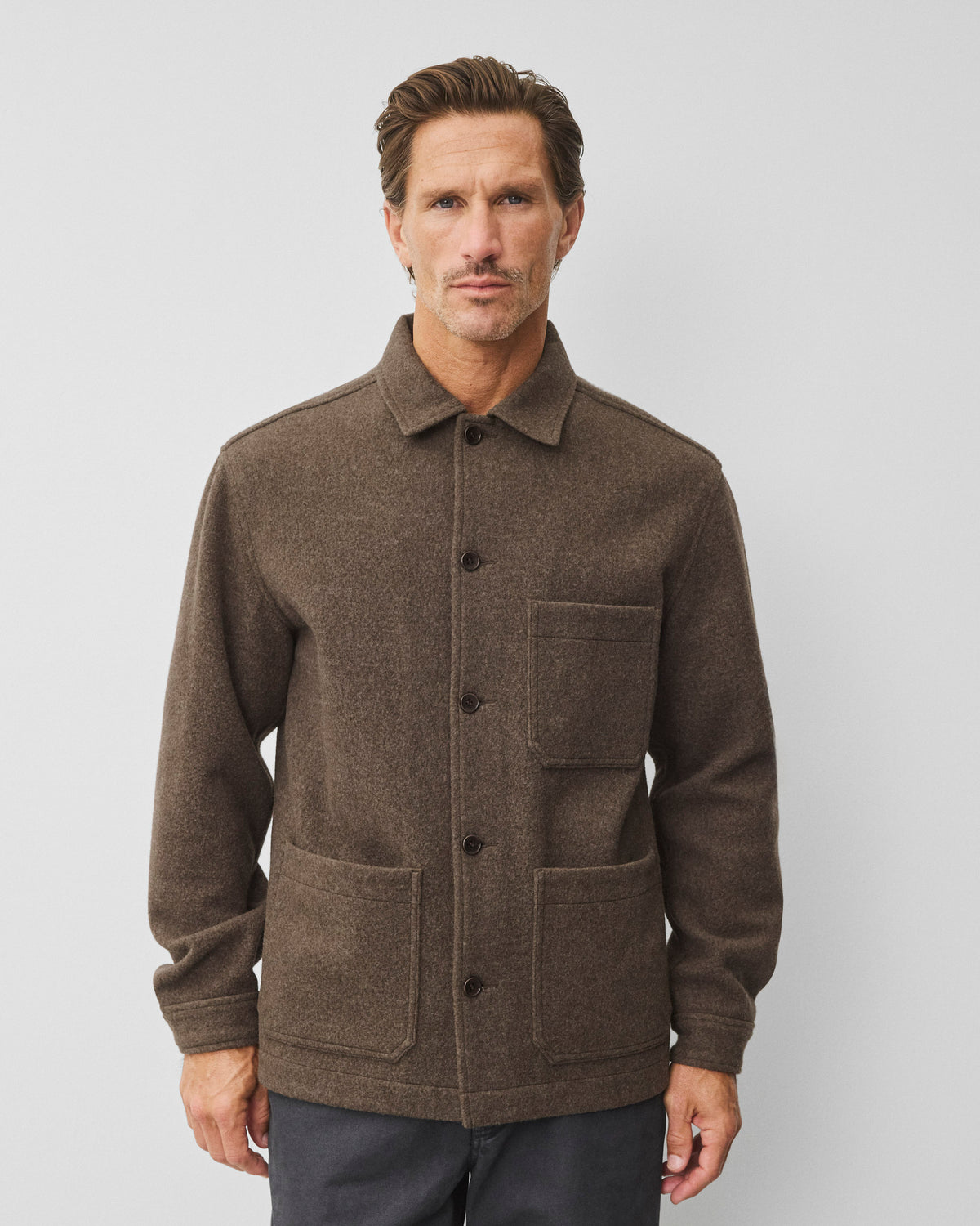 Wool Fleece Chore Jacket
