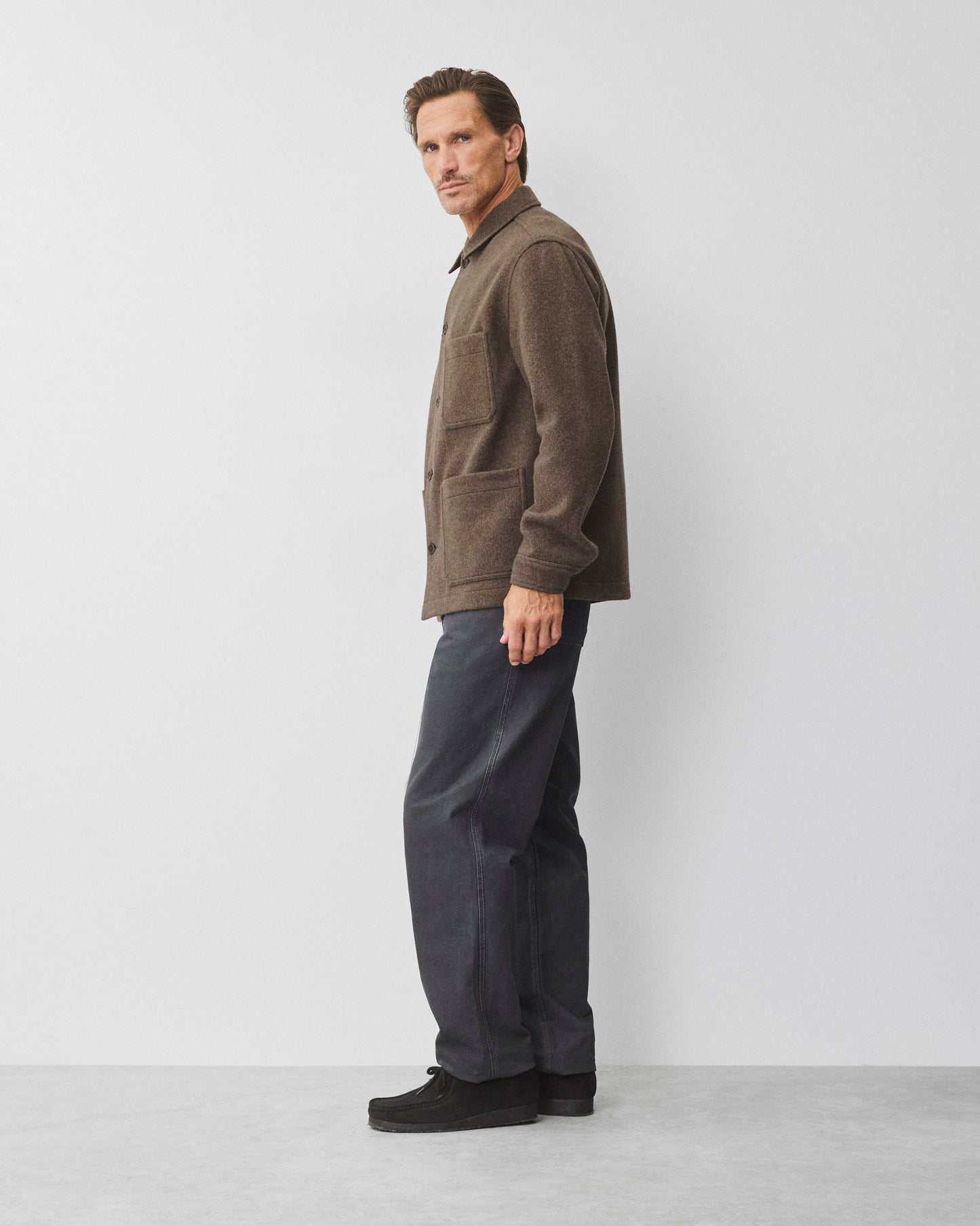 Wool Fleece Chore Jacket