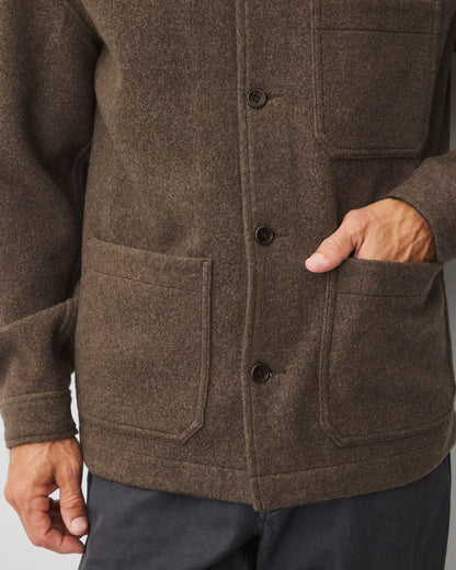 Wool Fleece Chore Jacket
