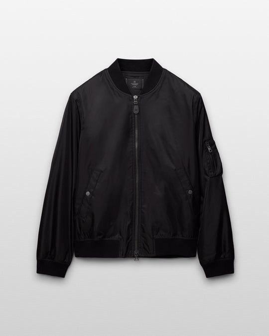 Nylon Twill Flight Jacket