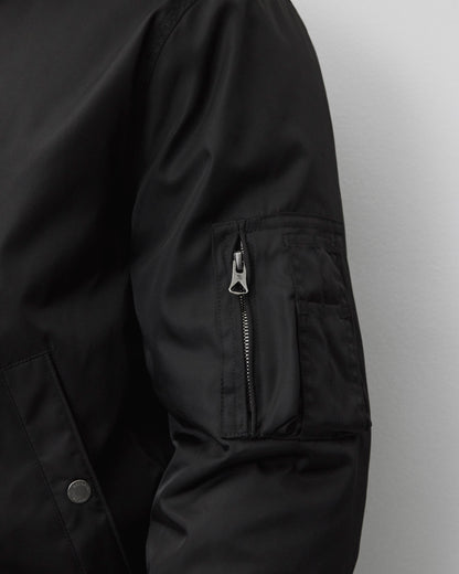 Nylon Twill Flight Jacket