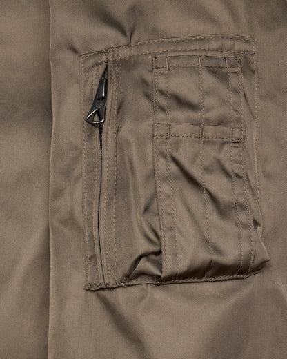 Nylon Twill Flight Jacket