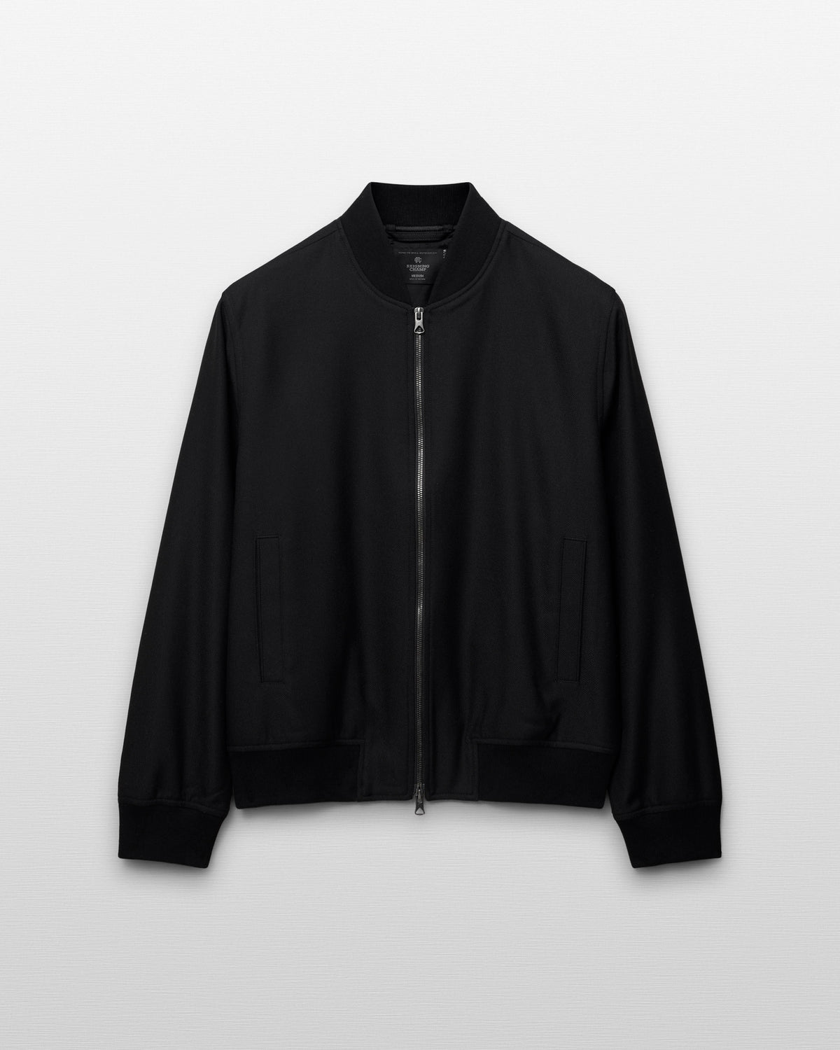 Wool Twill Bomber Jacket