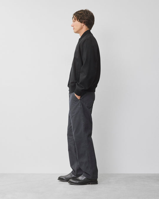 Wool Twill Bomber Jacket