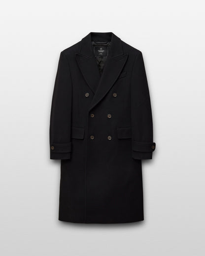 Melton Twill Officer Double Breasted Coat