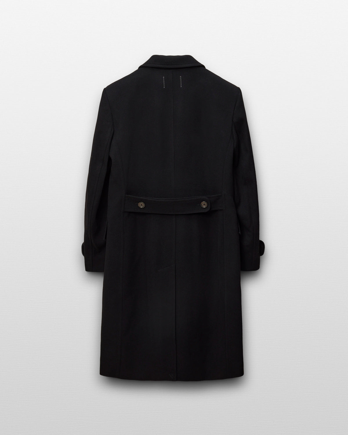 Melton Twill Officer Double Breasted Coat