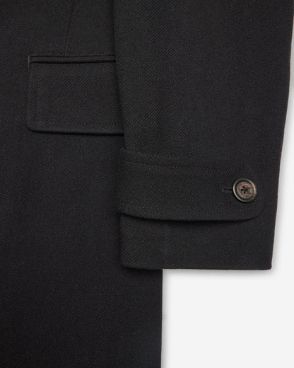 Melton Twill Officer Double Breasted Coat