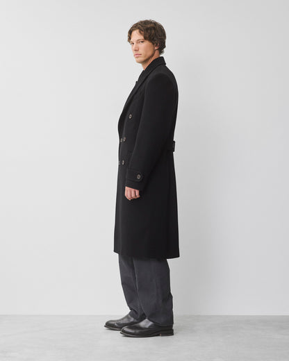 Melton Twill Officer Double Breasted Coat