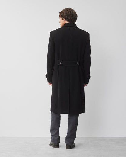 Melton Twill Officer Double Breasted Coat