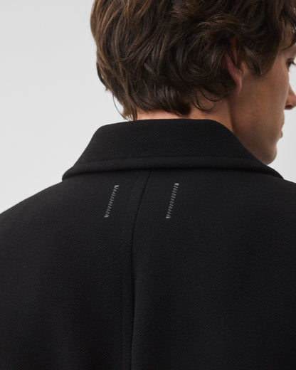 Melton Twill Officer Double Breasted Coat