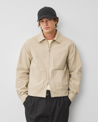 Cotton Canvas Grounds Jacket