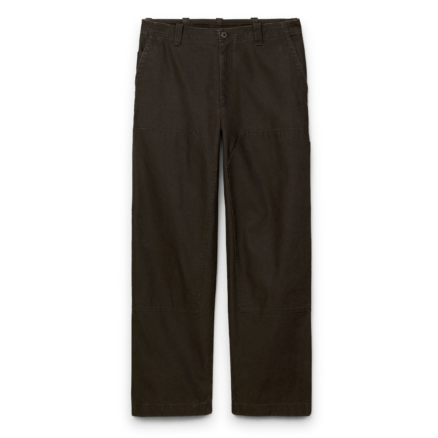 Cotton Canvas Relaxed Double Knee Pant