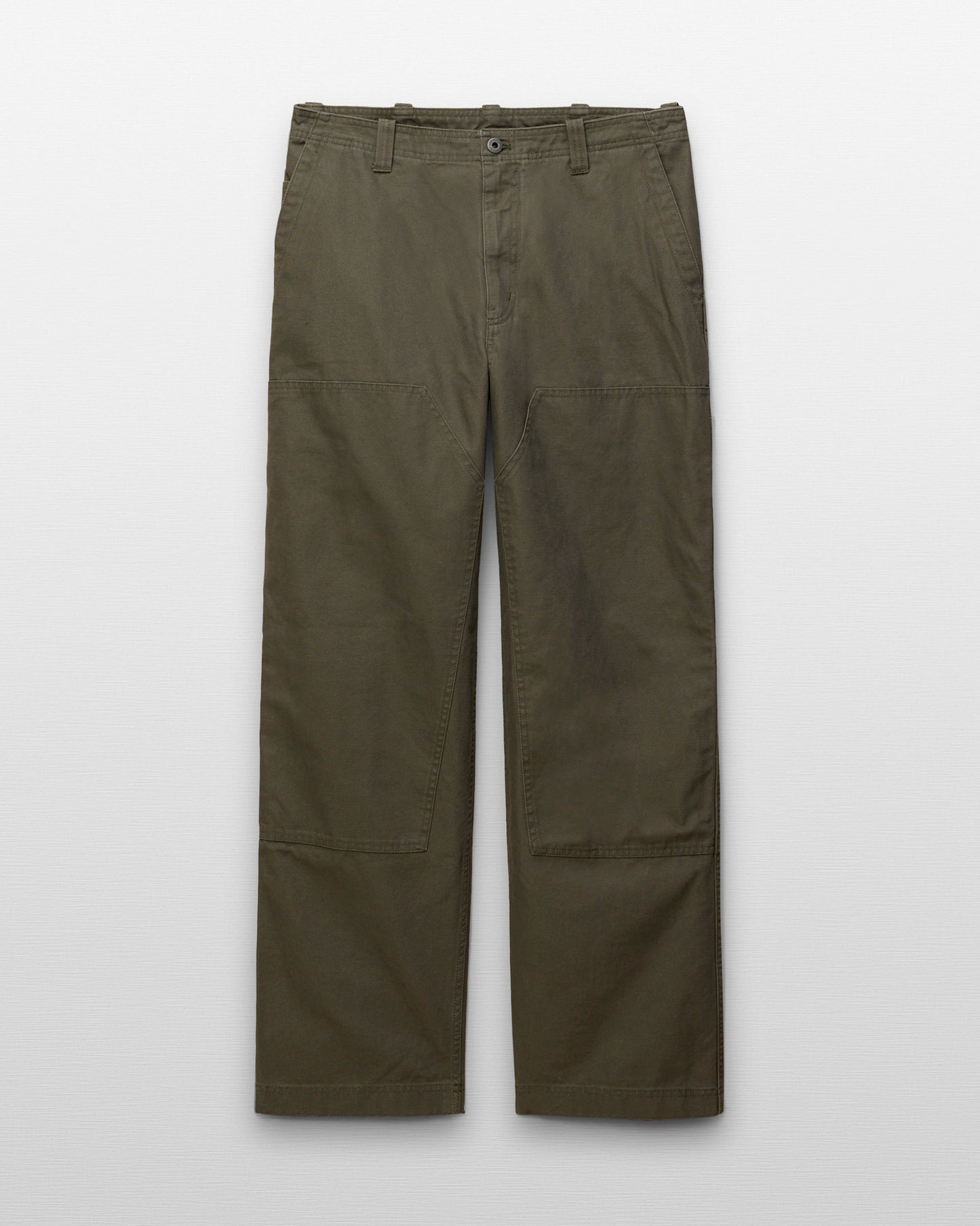 Cotton Canvas Relaxed Double Knee Pant