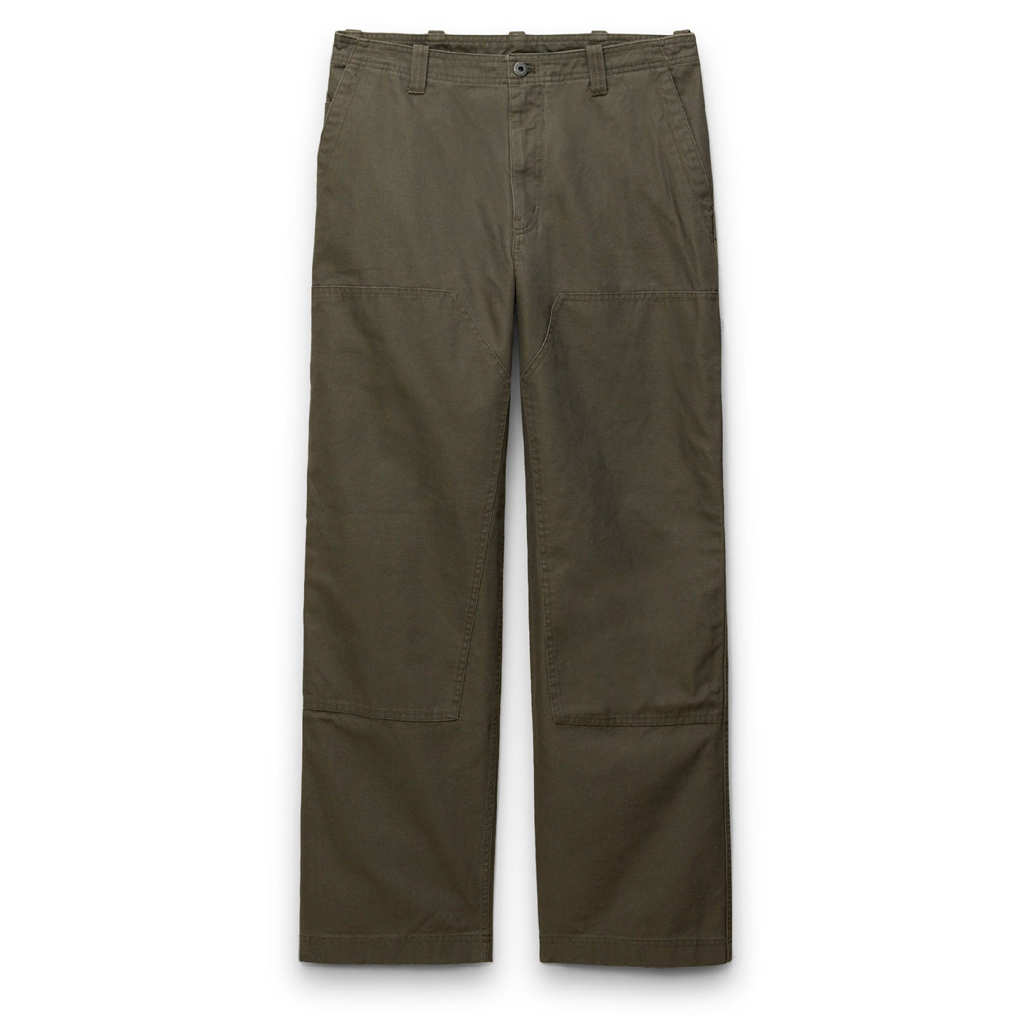 Cotton Canvas Relaxed Double Knee Pant