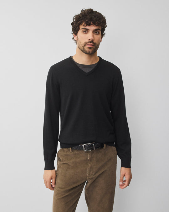 Lightweight Merino Harry V-Neck Sweater