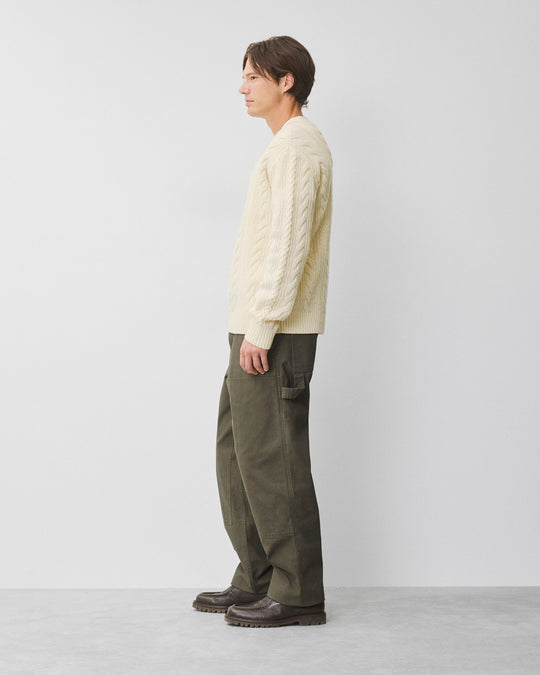 Cable Knit Meridian Crewneck