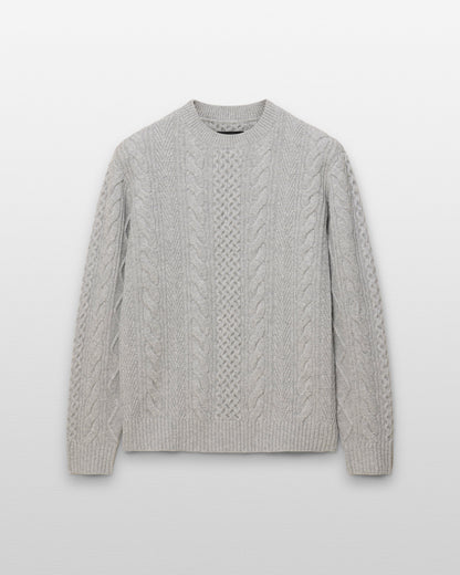 Cable Knit Meridian Crewneck