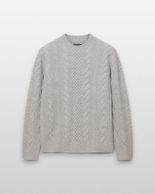 Cable Knit Meridian Crewneck