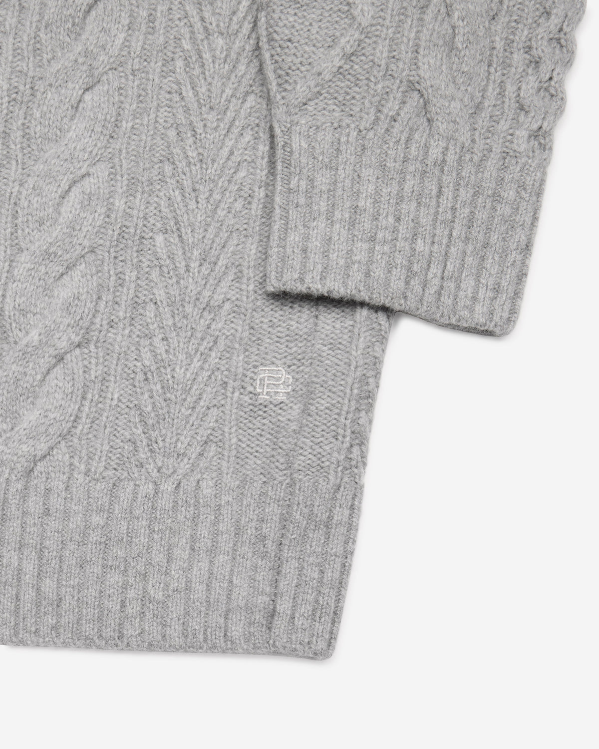 Cable Knit Meridian Crewneck