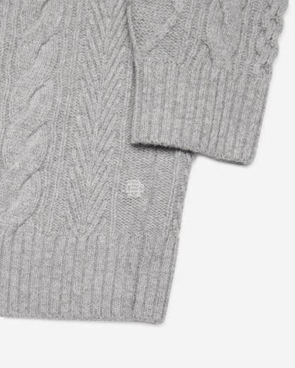 Cable Knit Meridian Crewneck