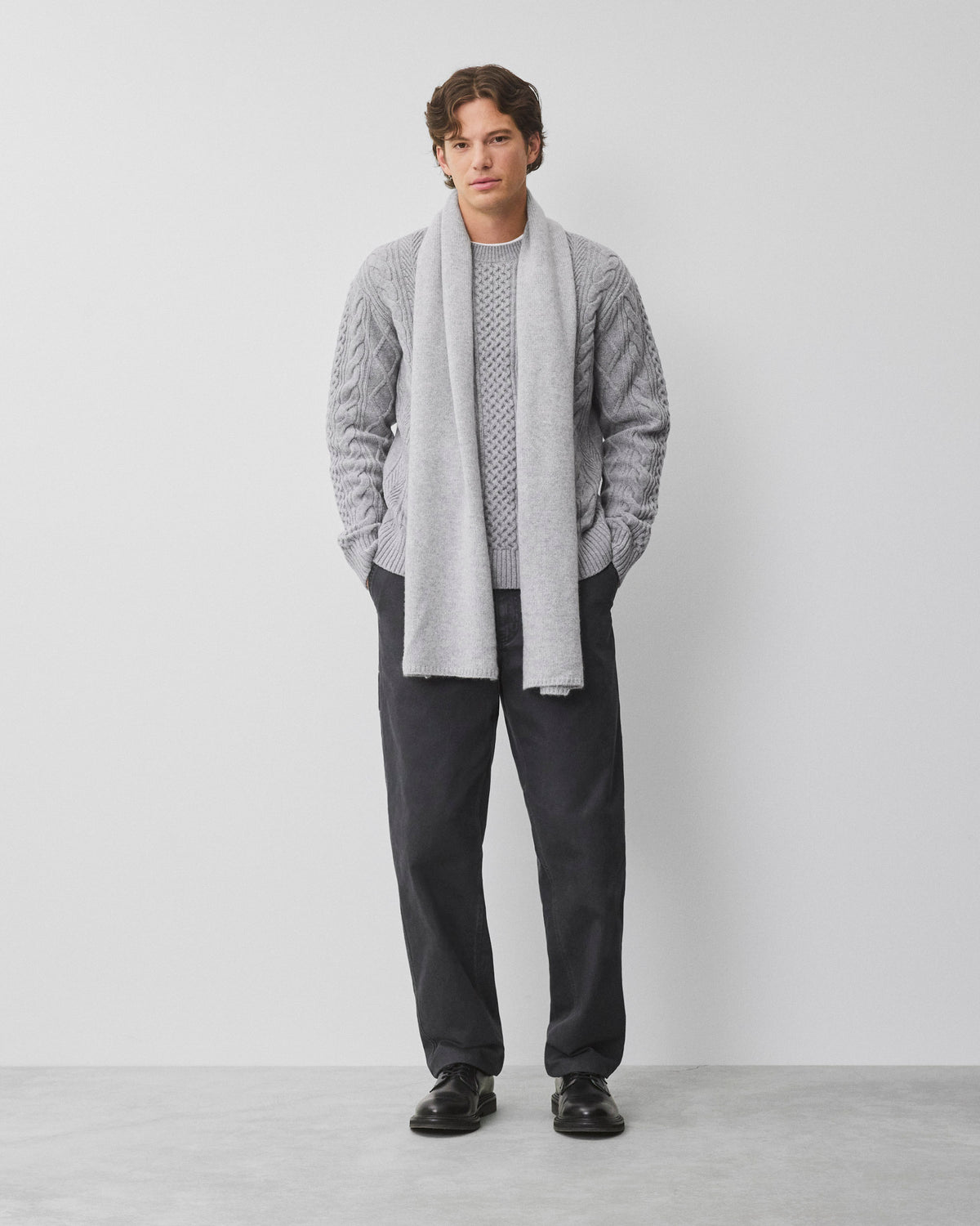 Cable Knit Meridian Crewneck