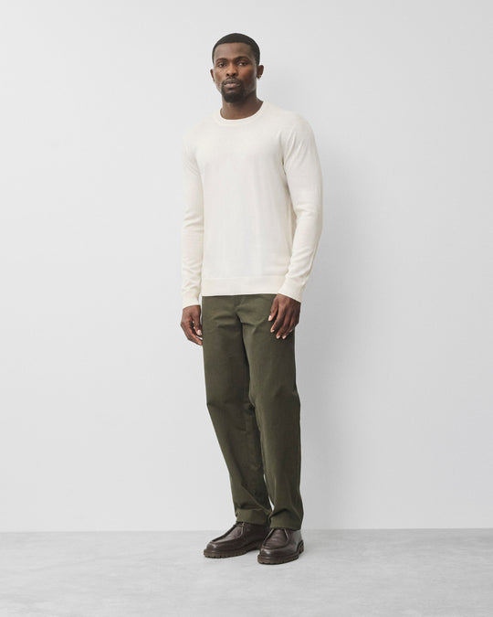 Silk Cashmere Gallery Crewneck