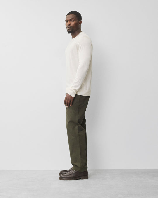 Silk Cashmere Gallery Crewneck