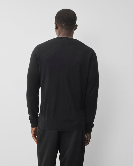 Silk Cashmere Gallery Crewneck