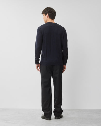 Silk Cashmere Gallery Crewneck