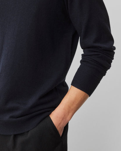 Silk Cashmere Gallery Crewneck