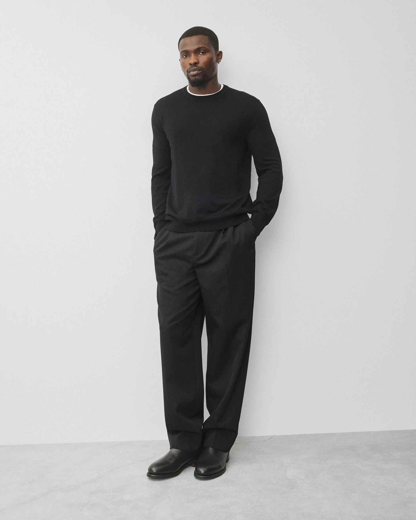 Lightweight Merino Harry Crewneck