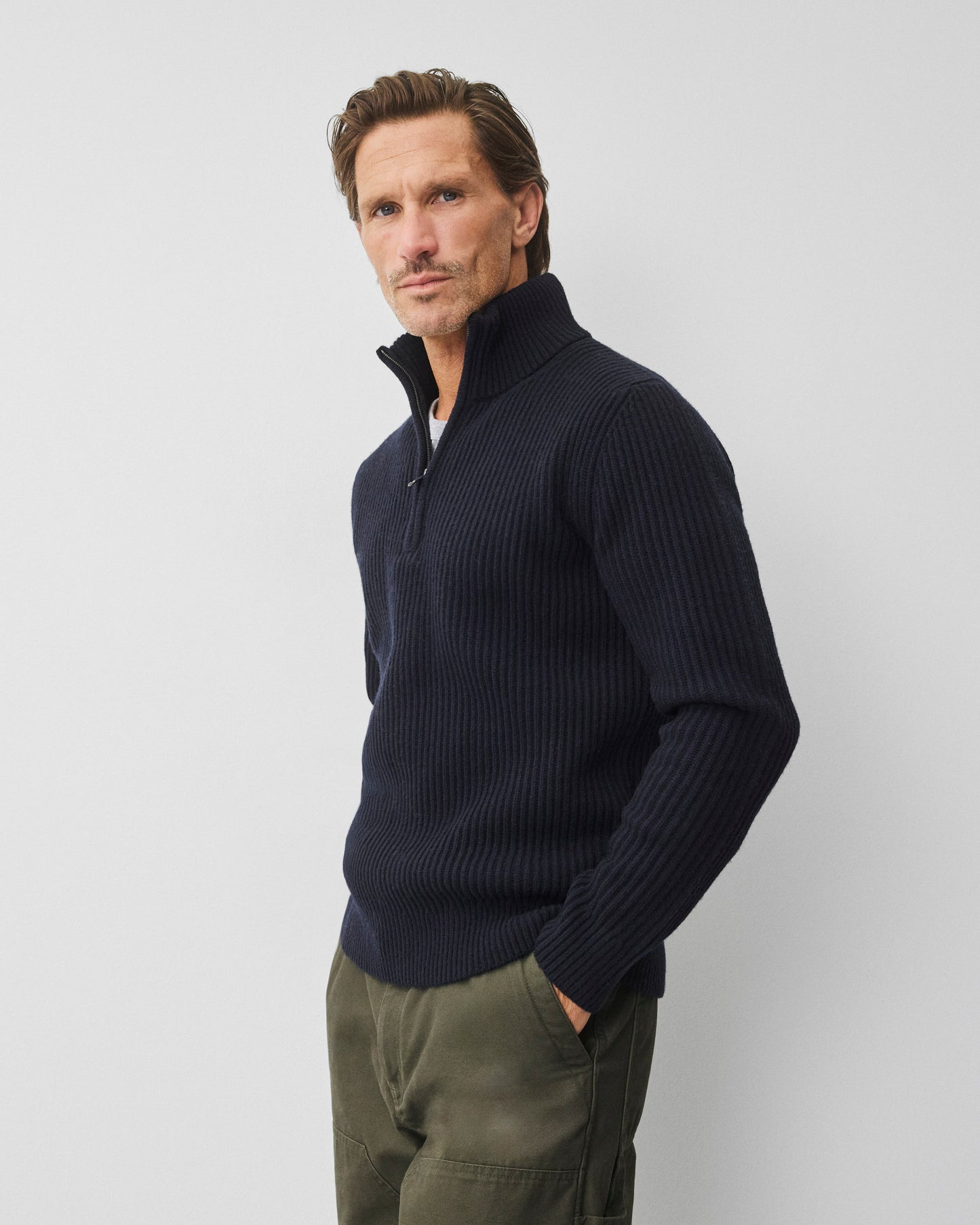 Merino Kenny Quarter Zip