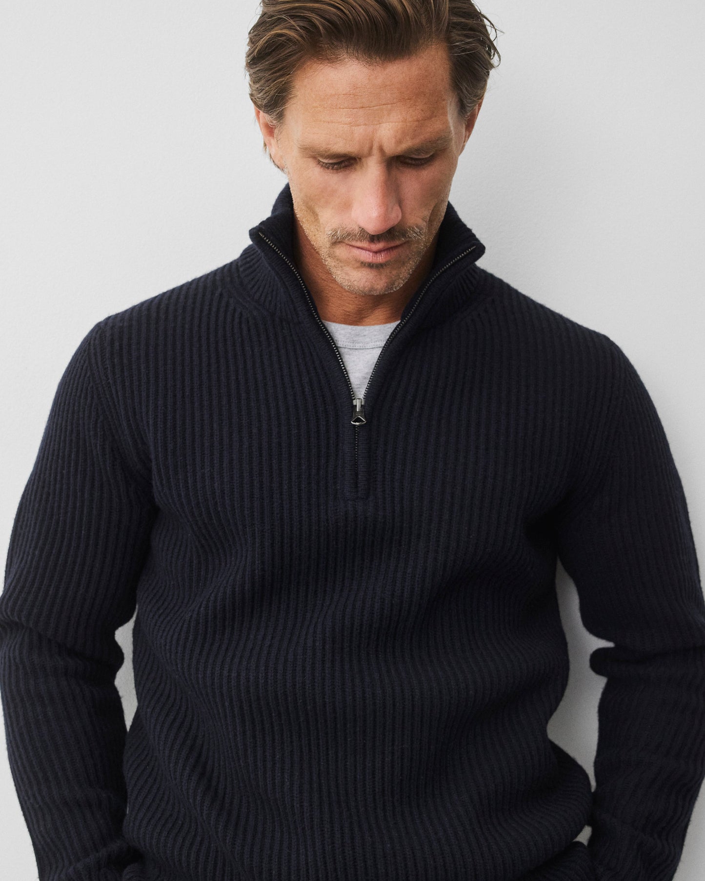 Merino Kenny Quarter Zip