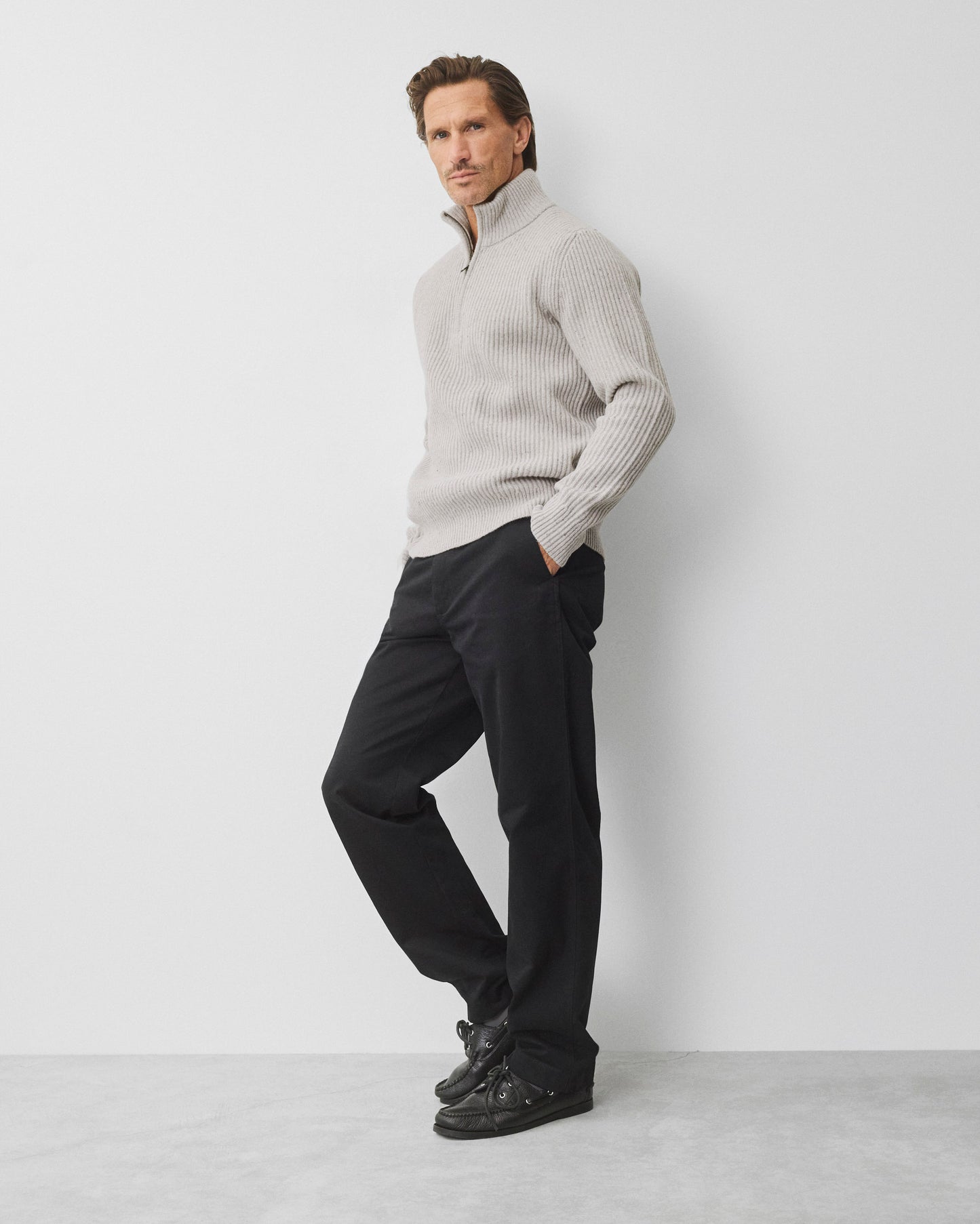 Merino Kenny Quarter Zip