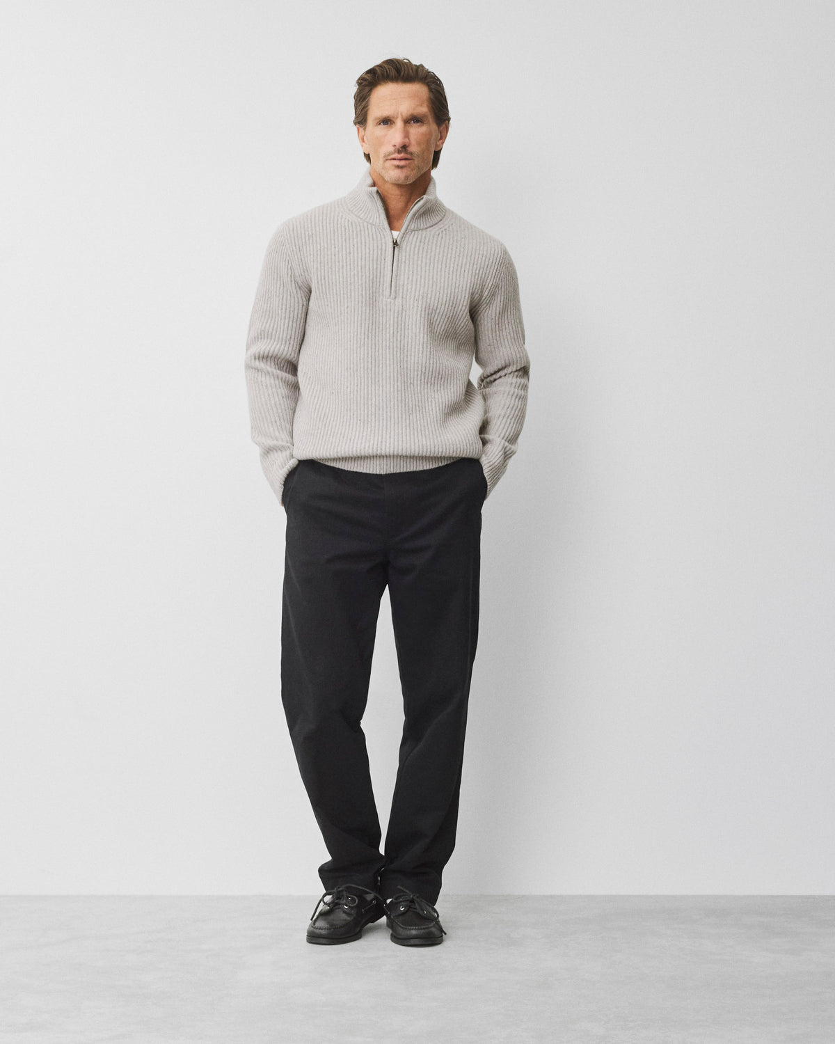 Merino Kenny Quarter Zip