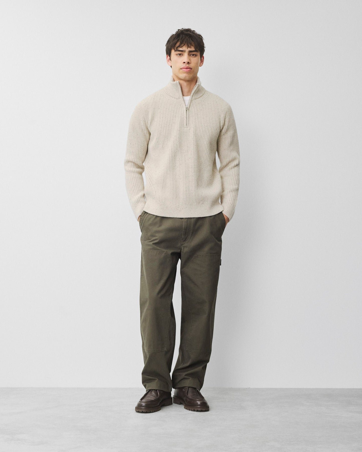 Merino Kenny Quarter Zip
