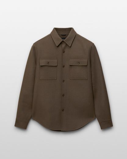 Double Face Wool Concourse Standard Overshirt