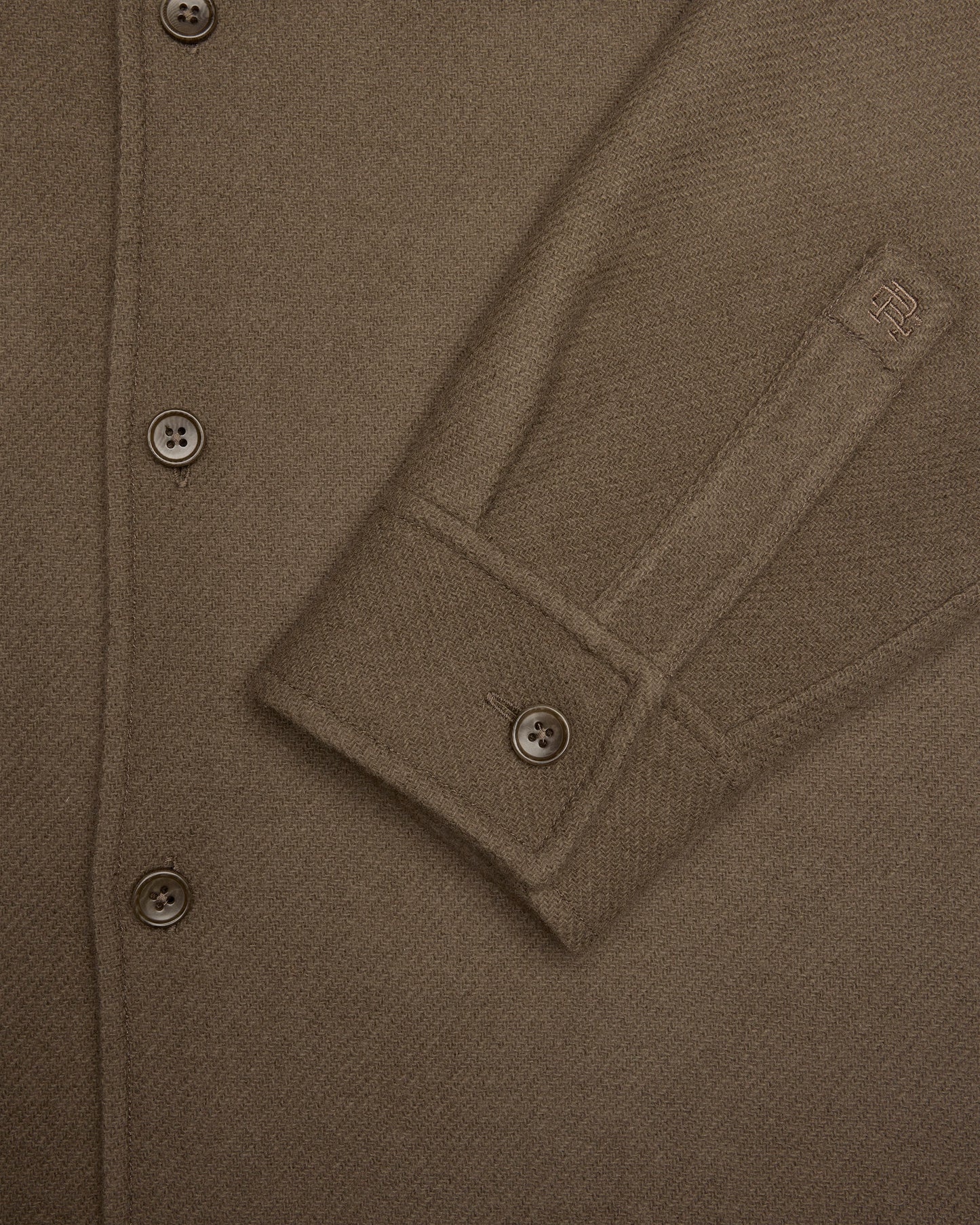 Double Face Wool Concourse Standard Overshirt