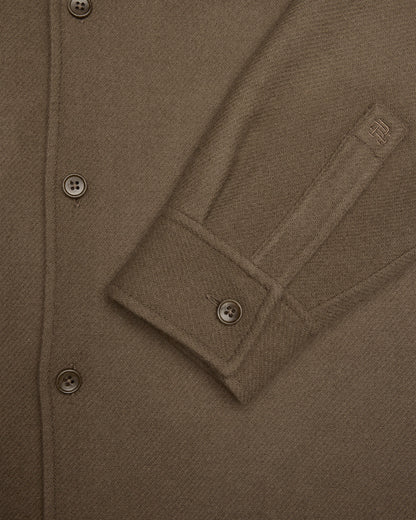 Double Face Wool Concourse Standard Overshirt