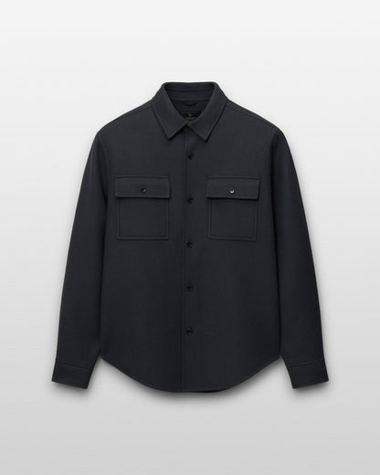Double Face Wool Concourse Standard Overshirt