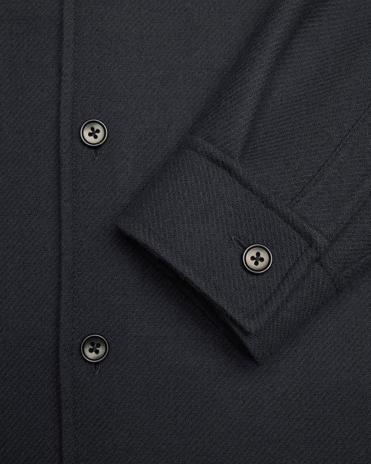 Double Face Wool Concourse Standard Overshirt