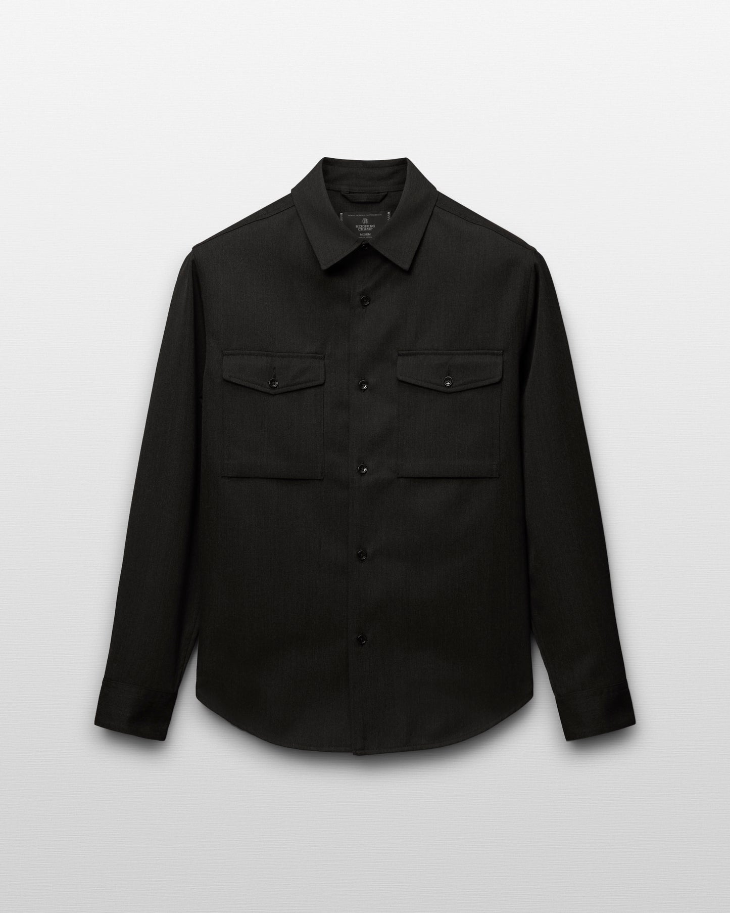 Wool Gabardine Concourse Standard Overshirt
