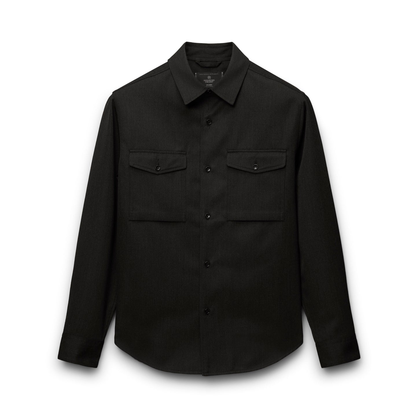 Wool Gabardine Concourse Standard Overshirt