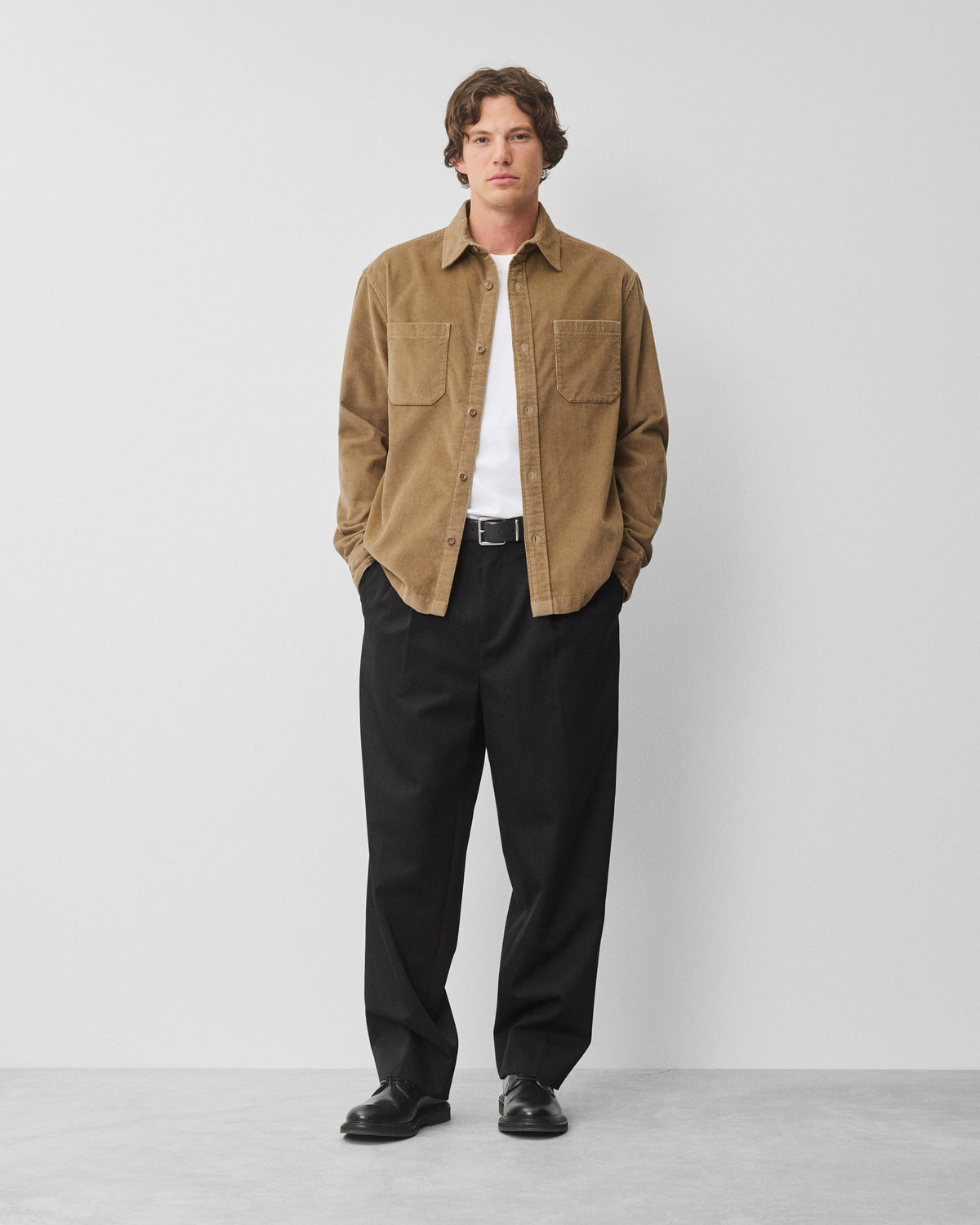 Corduroy Campus Standard Overshirt