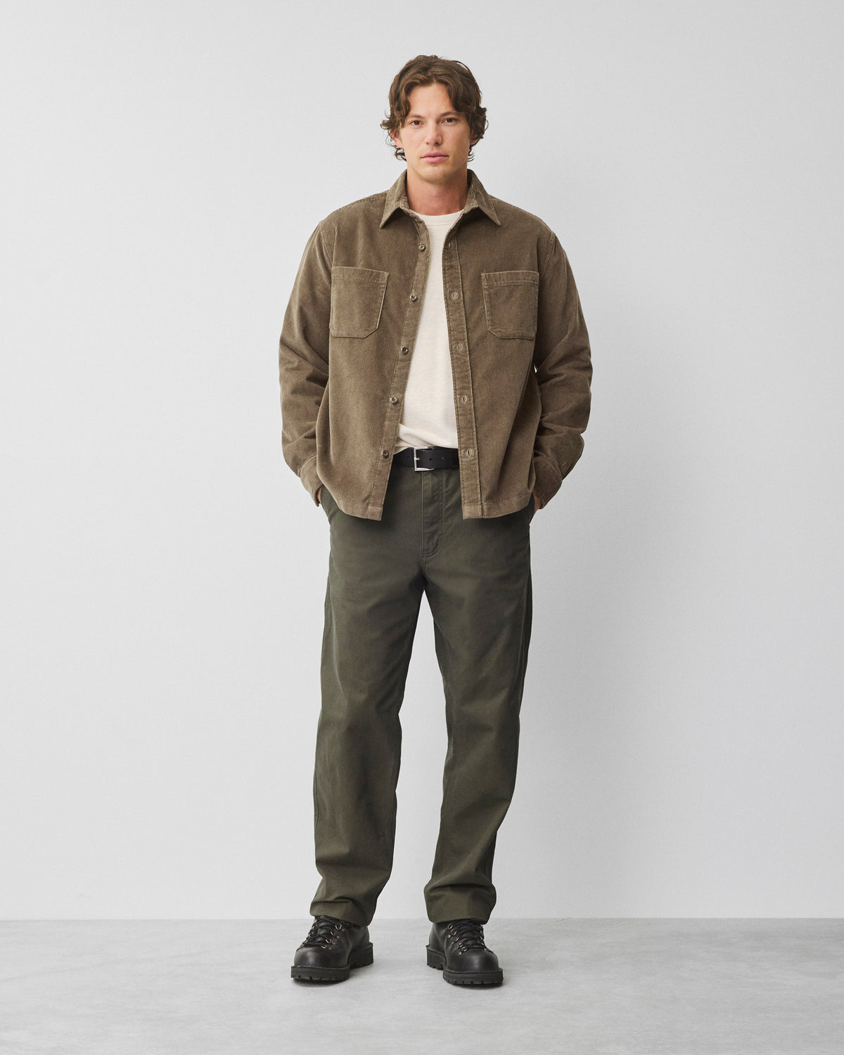 Corduroy Campus Standard Overshirt